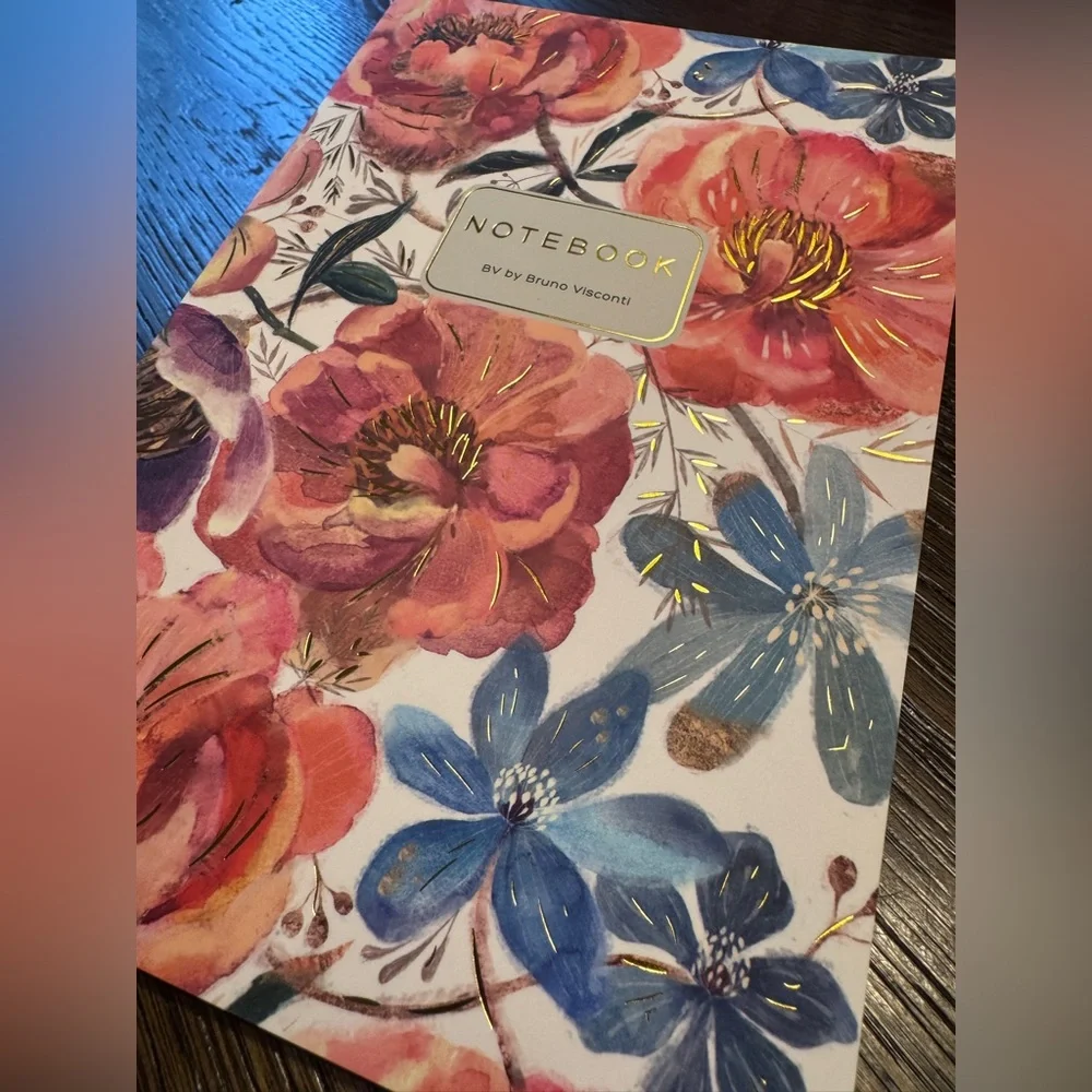 Heaven Flowers Notebook – BV Bruno Visconti – Watercolor Floral